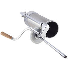 Шприц ковбасний вертикальний із нержавіючої стилі з насадками на 3 кг Kamille KM-6509