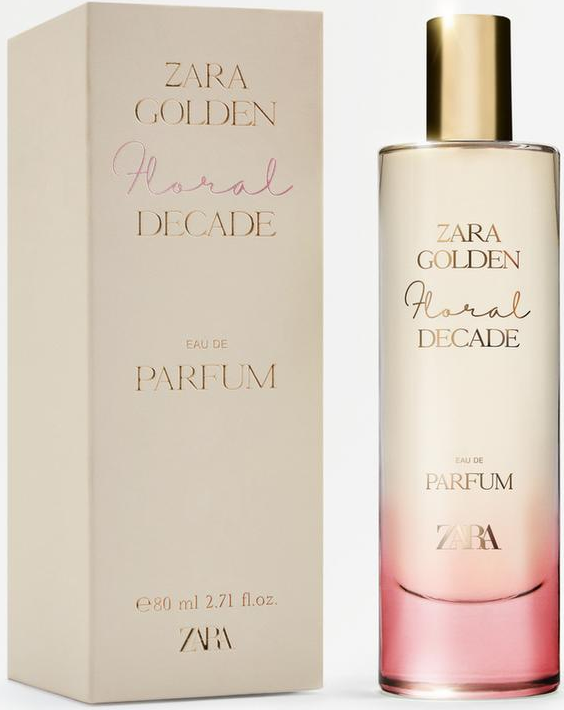 Zara Golden Decade Floral 80ml парфумована вода жіноча  (оригінал оригінал Іспанія), фото 1