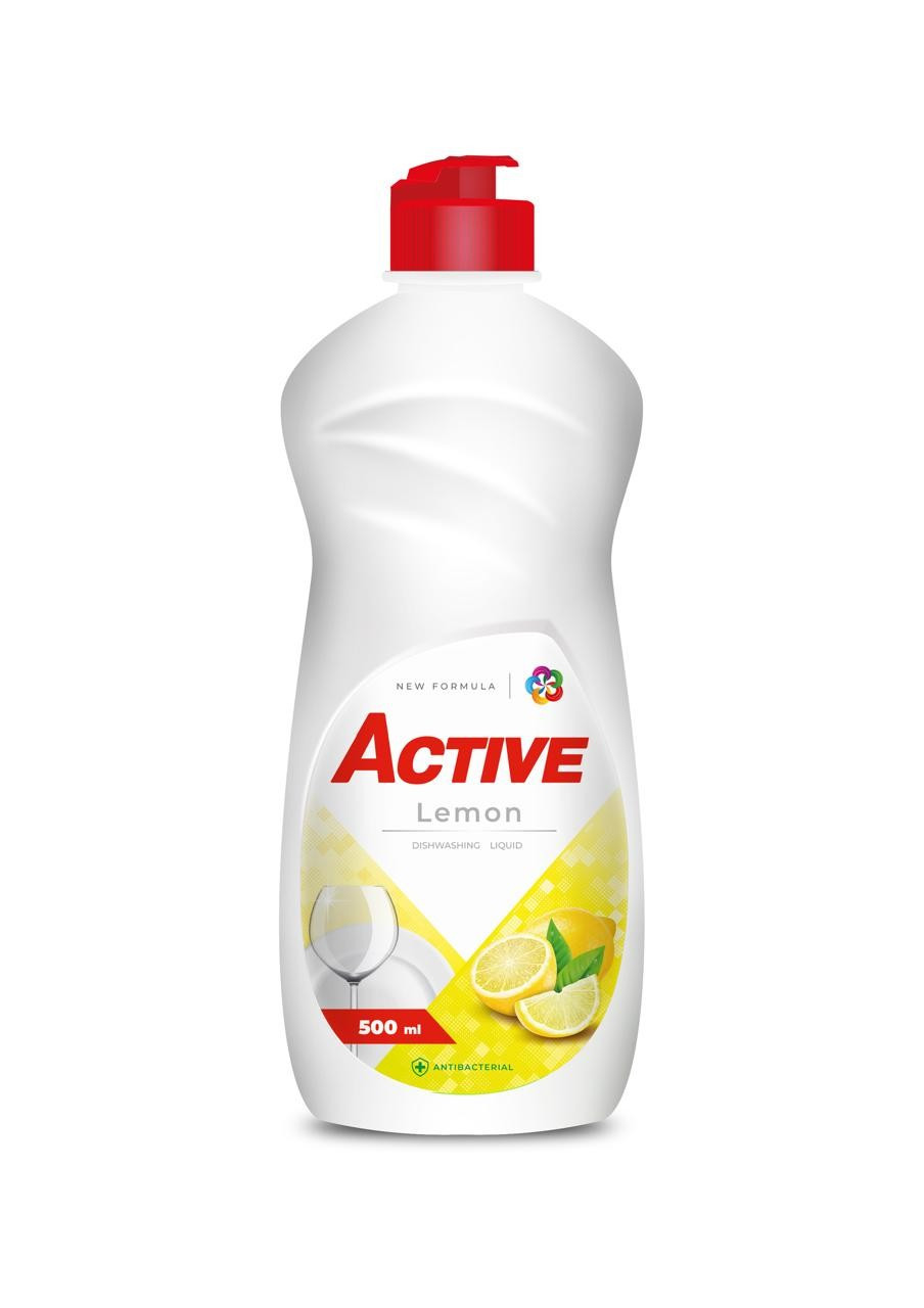 Гель для миття посуду Active з ароматом Лимону 500 мл