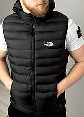 Жилетка чоловіча The North Face спортивна чорна тнф Зе Норт Фейс жилет, фото 5