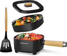 Каструля електрична багатофункціональна Audecook WD-1020B  з пароваркою та антипригарною сковородою