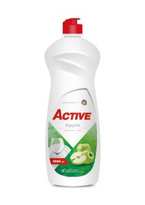 Гель для миття посуду Active з ароматом Зеленого Яблука 1000 мл
