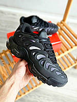 Чорні текстильні чоловічі кросівки Nike Air Max Tn Plus Drift Black Демісезонні Найк Тн Дріфт