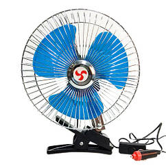 Вентилятор у прикурювач метал 24 В 6" на кліпсі (773835077)