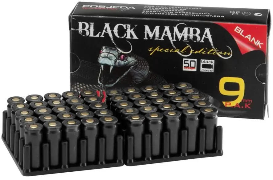 Патрони холості Maxxtech Black Mamba 9 мм (50 шт)