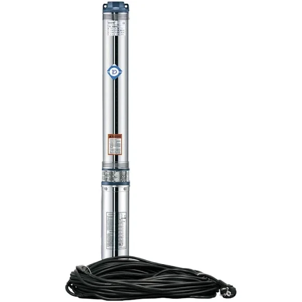 Насос відцентровий 0.25 кВт H 35(26)м Q 45(30)л/хв Ø80мм 20м кабелю mid DONGYIN (778400), фото 1