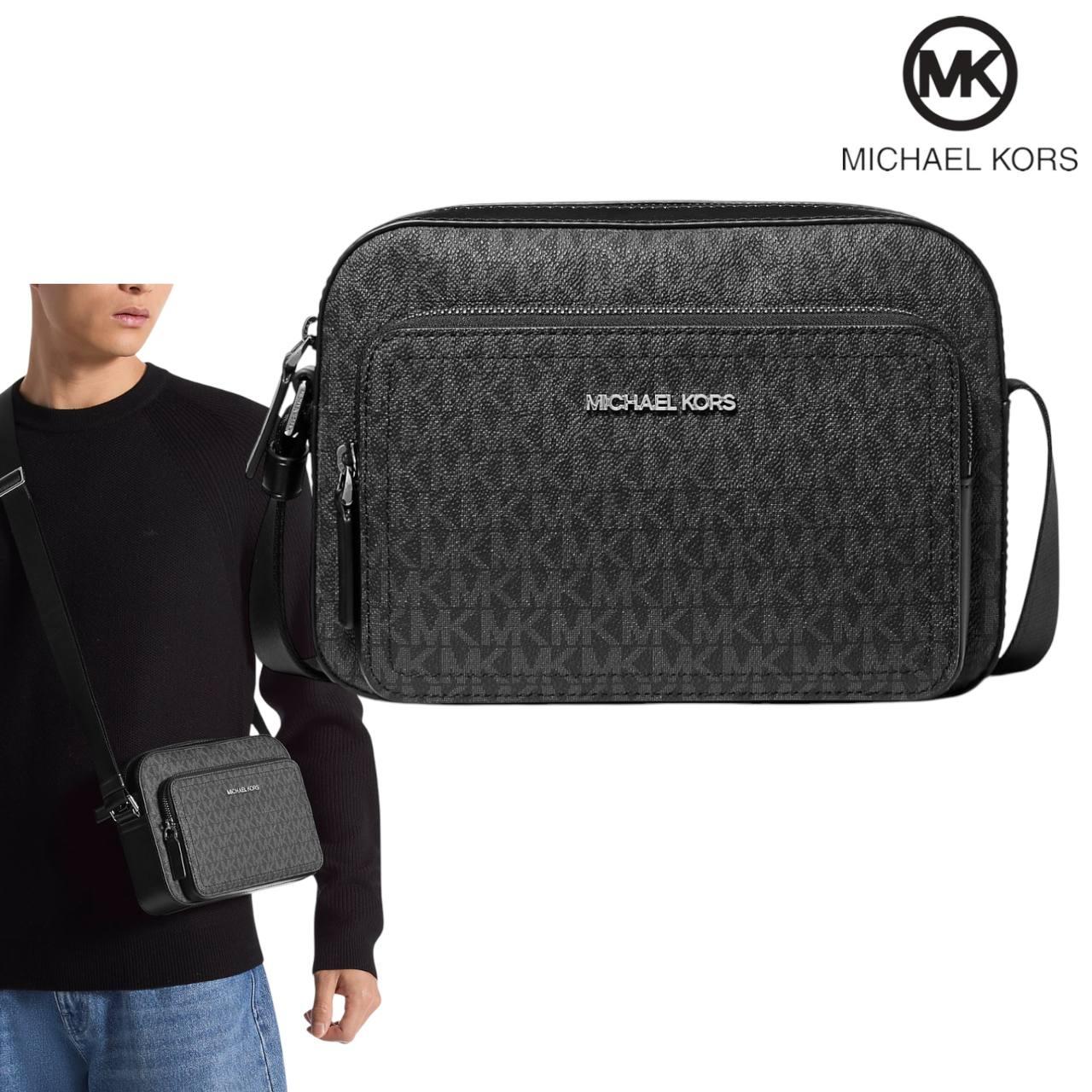 Чоловіча сумка Michael Kors Cooper Signature Logo Utility Crossbody Bag (чорна) ОРИГІНАЛ