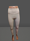 Жіночі лосини/легінси рубчик р.46,48. Колір бежевий.Від 4шт по 96грн, фото 2