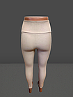 Жіночі лосини/легінси рубчик р.46,48. Колір бежевий.Від 4шт по 96грн, фото 3