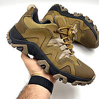 Армейские кроссовки демисезонные мужские зсу койот облегченные, прочная тактическая лучшая военная обувь Slot