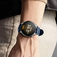 Ремінець шкіряний для годинника Xiaomi Watch 2/ 2Pro/ S4/ S3/ S2/ S1 22 мм Blue, фото 8