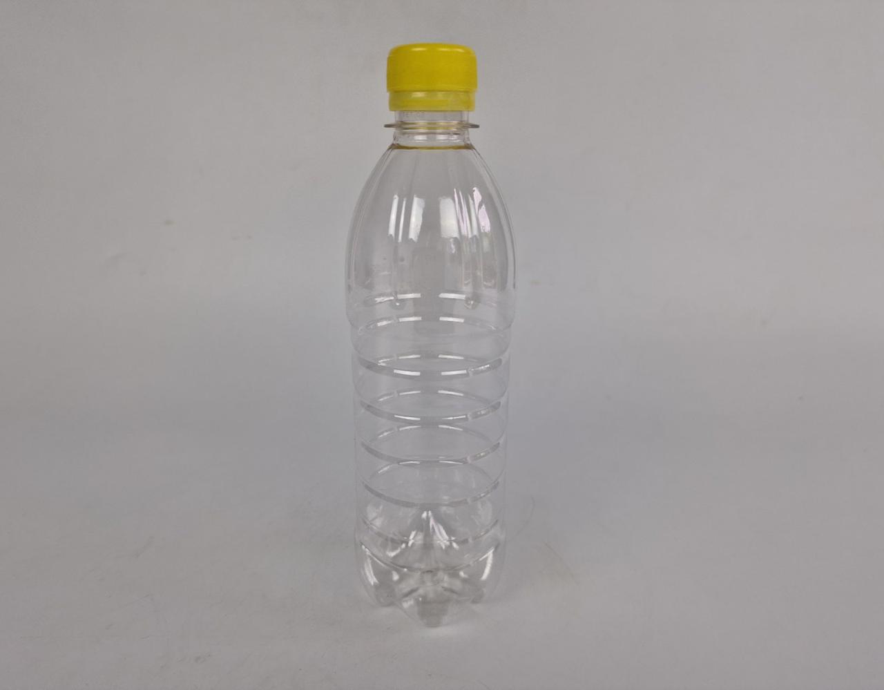 Пластикова пляшка ПЕТ 0,5 л, прозора з кришкою (Рсо) (200 шт.), фото 1
