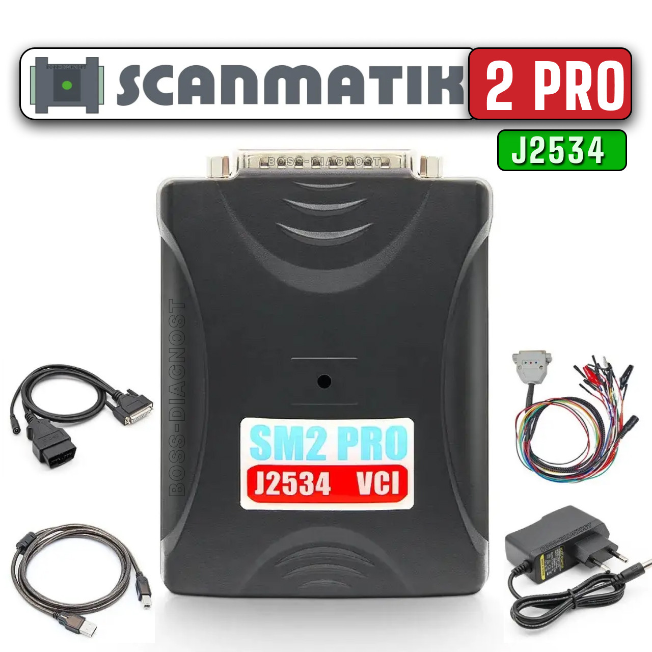 Scanmatik 2 PRO J2534 2.21.22 SM2 PRO Сканматик 2 ПРО мультимарочний автосканер програматор