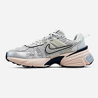 Білі текстильні жіночі кросівки Nike V2K Run 'Summit White Navy' Найк Ран В2К