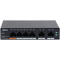 Некерований PoE-комутатор Dahua DH-CS4006-4ET-60 із 4 портами PoE