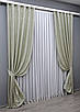 Комплект (2шт. 1,45х2,7м.) жакардових штор "Magic". Колір сатин. Код 1602ш 33-0466, фото 3