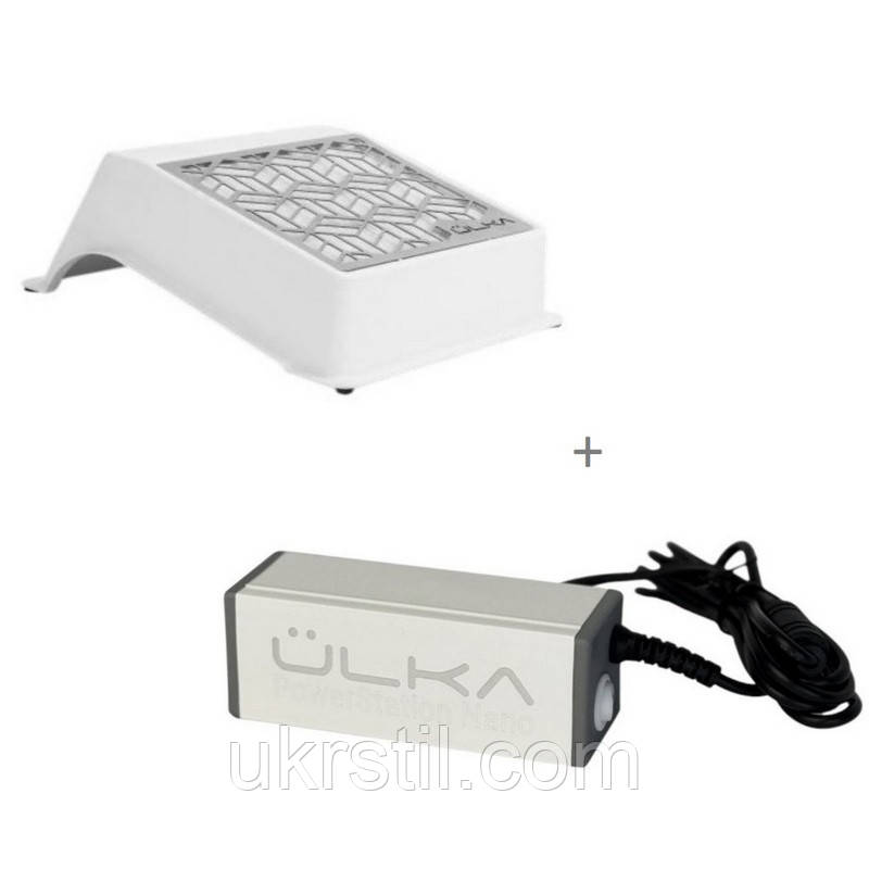 Комплект настільна витяжка з фільтром Ulka Tiny з повербанком PowerStation Nano, фото 1