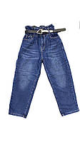 Джинсы мом подростковые для девочки утепленные Happy House