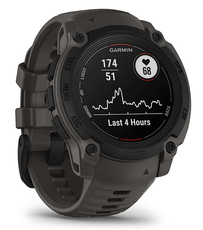 Смарт-годинник Garmin Instinct E – 40 mm Black with Charcoal Band, фото 1