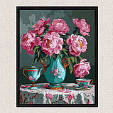 Картина за номерами Ніжні квіти 40*50 см Ідейка KHO 5709, фото 4