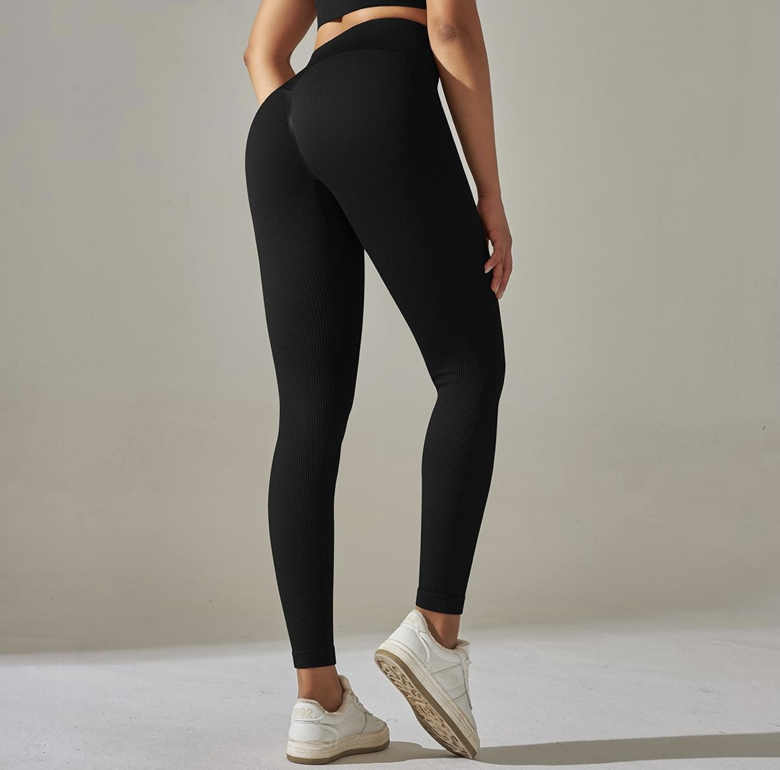 Жіночі лосини в рубчик"ЛАСТІВКА" р.48-54 Art: 498-2, фото 1