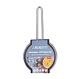 Ківш зі скляною кришкою ARDESTO Gemini Liguria, 1.8л, нержавіюча сталь AR4318GB, фото 2