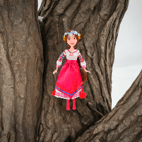 Лялька Kids hits «Мавка» 32 см в українському національному костюмі, шарнірна MD2205, фото 6