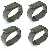 Кріплення на систему MOLLE на липучці універсальне (4 шт/комплект) ХАКІ