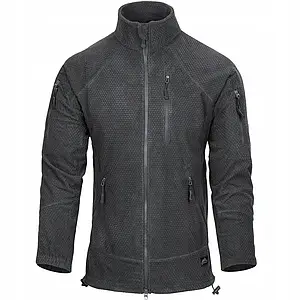 Толстовка кофта флісова Helikon Alpha Tactical Shadow Grey BL-ALT-FG-35-B06 сіра