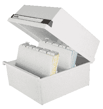 Пластикова каptочка A4 закрита з 2 роздільниками