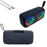 Бездротова Bluetooth колонка NB-051 Портативна музична з RGB підсвічуванням та FM радіо, фото 5