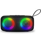 Бездротова Bluetooth колонка NB-051 Портативна музична з RGB підсвічуванням та FM радіо, фото 6