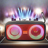 Бездротова Bluetooth колонка NB-051 Портативна музична з RGB підсвічуванням та FM радіо, фото 10