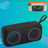 Бездротова Bluetooth колонка NB-051 Портативна музична з RGB підсвічуванням та FM радіо, фото 2