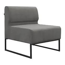 Диван Лаунж Одиниця зі спинкою Бруклин 79 + Чорний