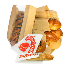 Пакет саше (д) 280*140 (ш)*50 (ш. фальца) , мм, для випічки, крафт папір