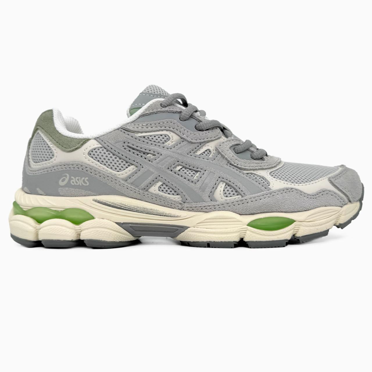 Кросівки чоловічі сірі Asics Gel-NYC Grey Green (19447), фото 1