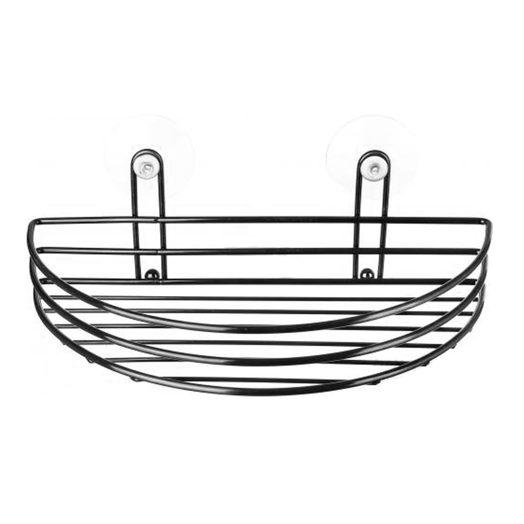Полиця на присосках Lemax 260х133х85 нікель чорний (EBA-10600 NF)