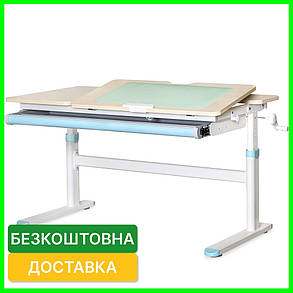Регульований по висоті стіл для дитини школяра Evo-kids TH-360 Lite BL, фото 1