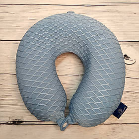 Ортопедична подушка для подорожей Malloory Home блакитна