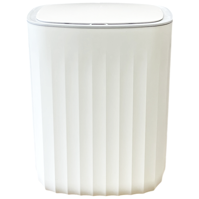 Сенсорне відро для сміття JAH 12 л Nordic (прямокутне, колір біло-сірий), фото 1