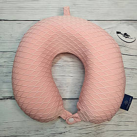 Ортопедична подушка для подорожей Malloory Home рожева