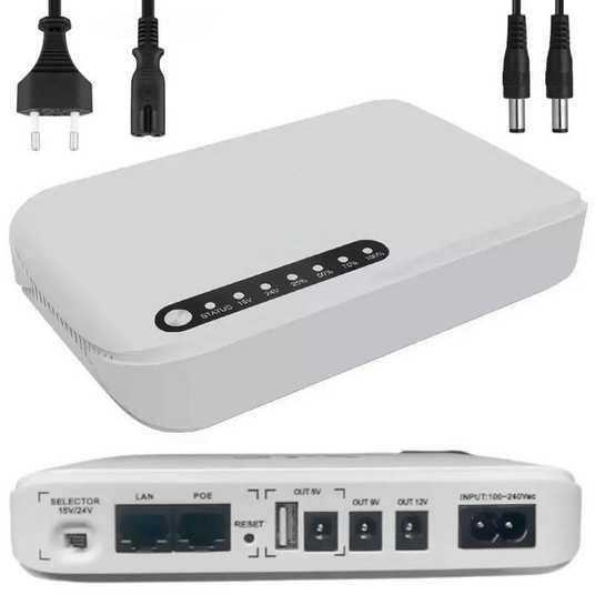 UPS/Power Bank для роутера 8800 мА·год, для безперервного живлення маршрутизатора POE-631IP