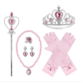 Аксесуари до дитячих карнавальних костюмів — маски, спіднички, набори принцес і тваринок.