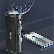 Бездротова міні-колонка Bluetooth з водозахистом IP6 AWEI Y331 10Вт Чорна, фото 6