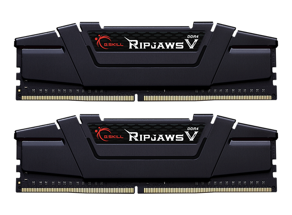 Оперативна пам'ять G.Skill 16GB (2x8GB) DDR4 3200MHz Ripjaws V Black (F4-3200C16D-16GVKB), фото 1