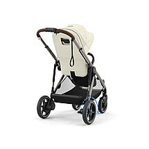 Коляска прогулянкова з двомісним шасі Cybex eGazelle S TPE Seashell Beige Світло-Біжова, фото 4