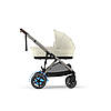 Коляска прогулянкова з двомісним шасі Cybex eGazelle S TPE Seashell Beige Світло-Біжова, фото 7