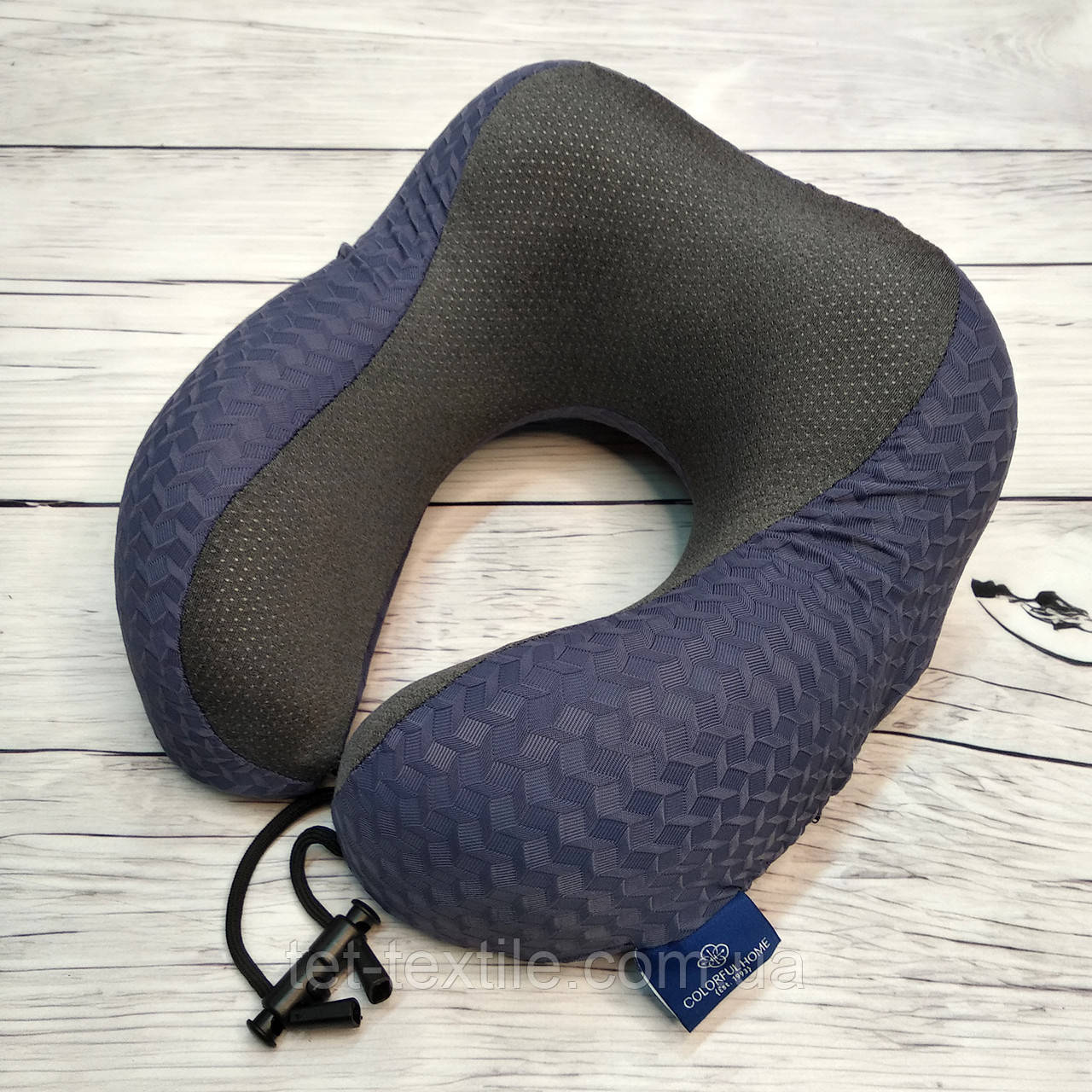 Ортопедична подушка для подорожей Malloory Home синя