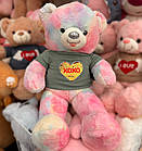 М'яка іграшка "Рожевий ведмідь у светрі LOVE" 80см в асортименті, фото 4